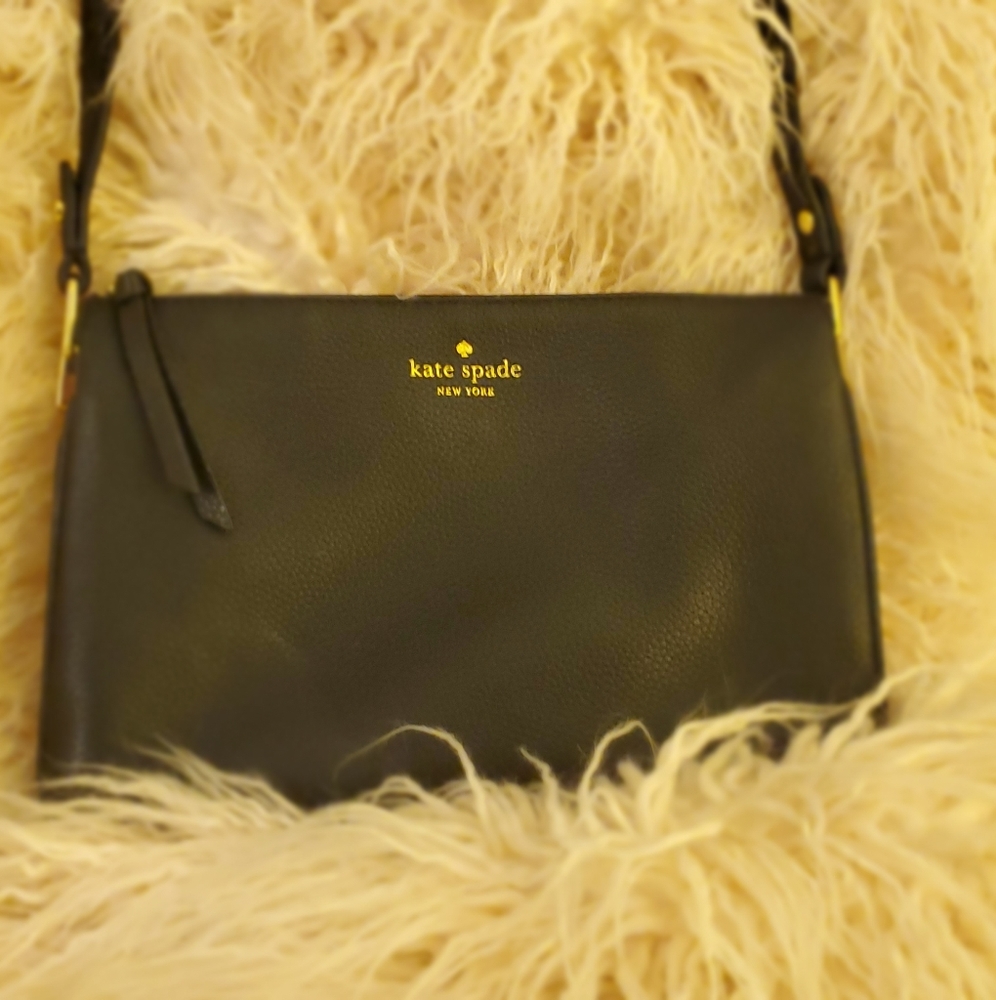Kate Spade Black Leather Crossbody